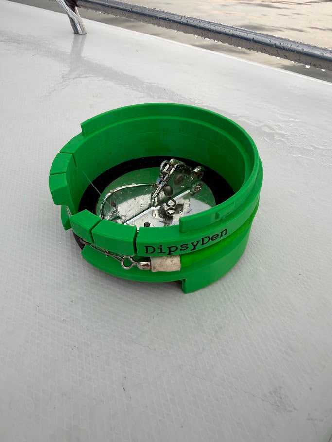 Stackable Dipsy Diver Storage Case, 4-7/8" Magnum Tackle Organizer, Green(Starboard)