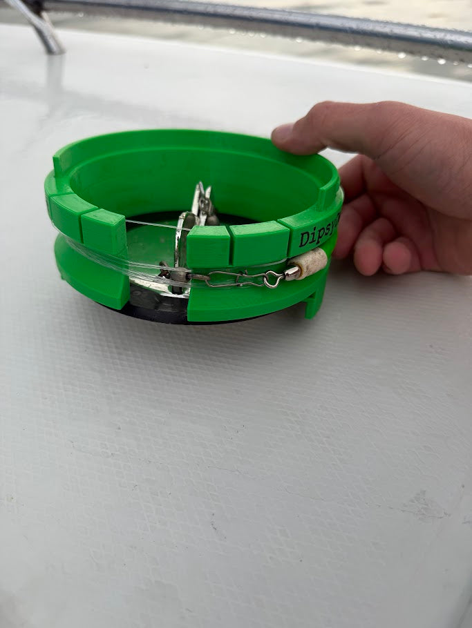 Stackable Dipsy Diver Storage Case, 4-7/8" Magnum Tackle Organizer, Green(Starboard)